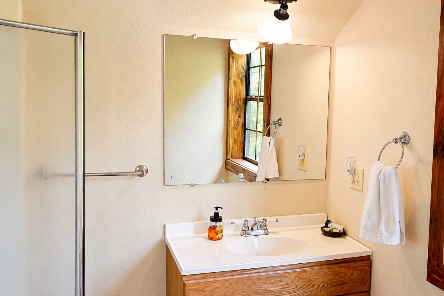 Bathroom · walk-in shower