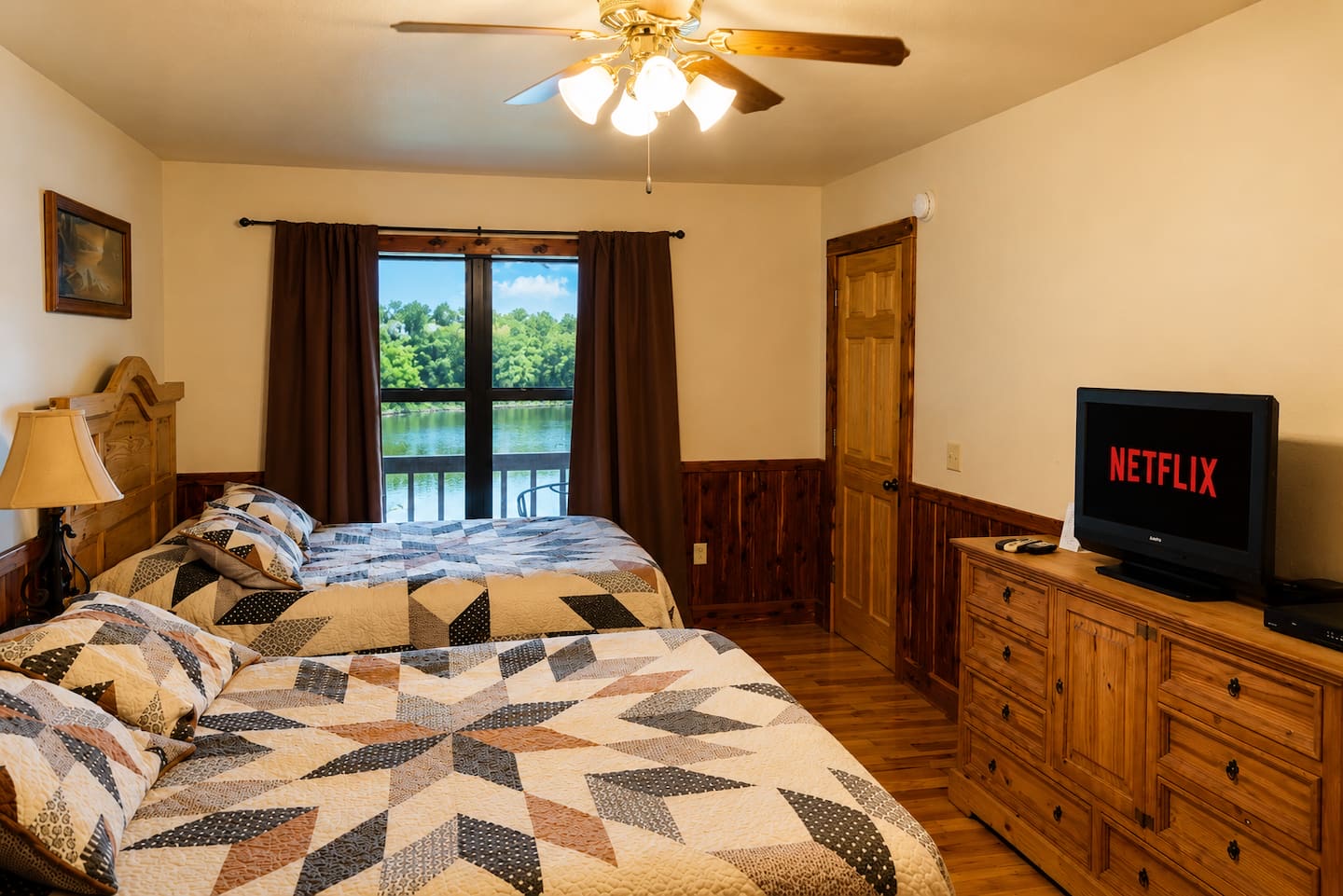 Bedroom · two queen beds
