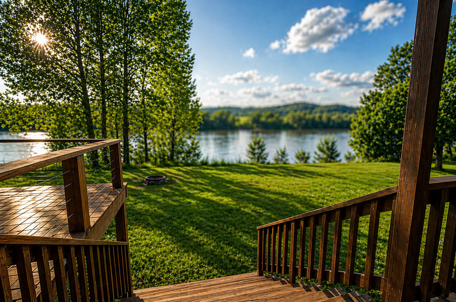 River · from the deck