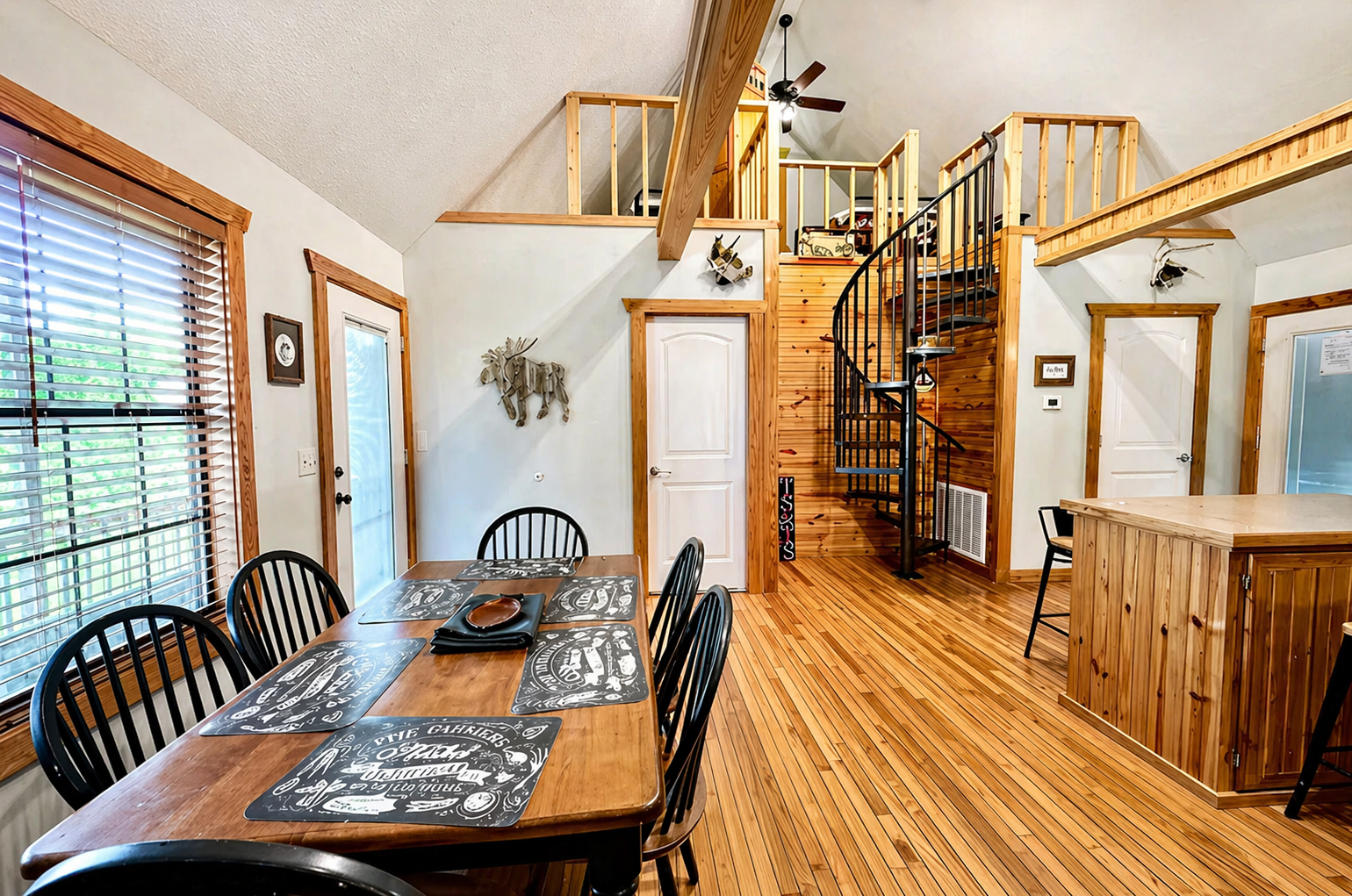 Dining · open to the loft